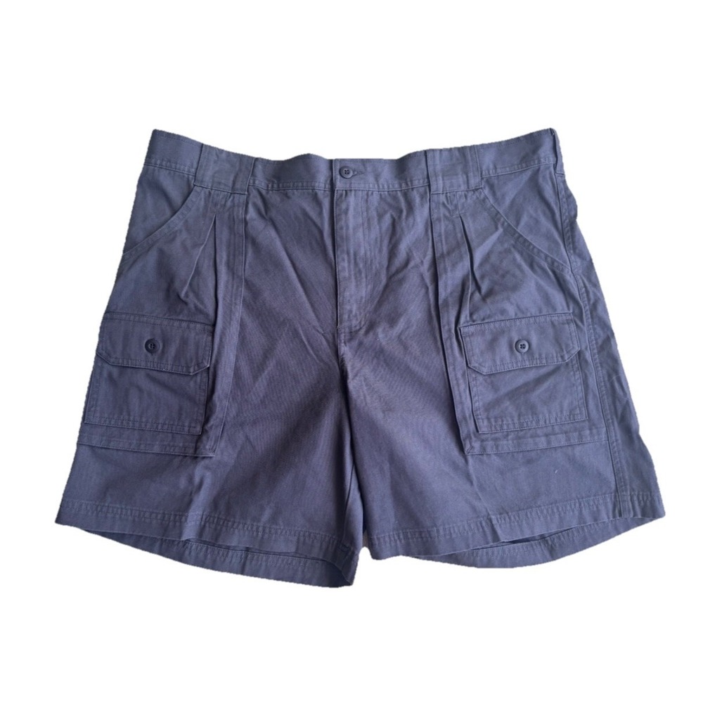 NWT Cabela's Cargo Shorts Men's Size 40 Blue Outdoor Cotton Utility Shorts